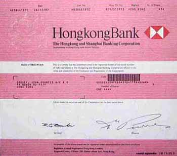 Hongkong and Shanghai Banking Corporation